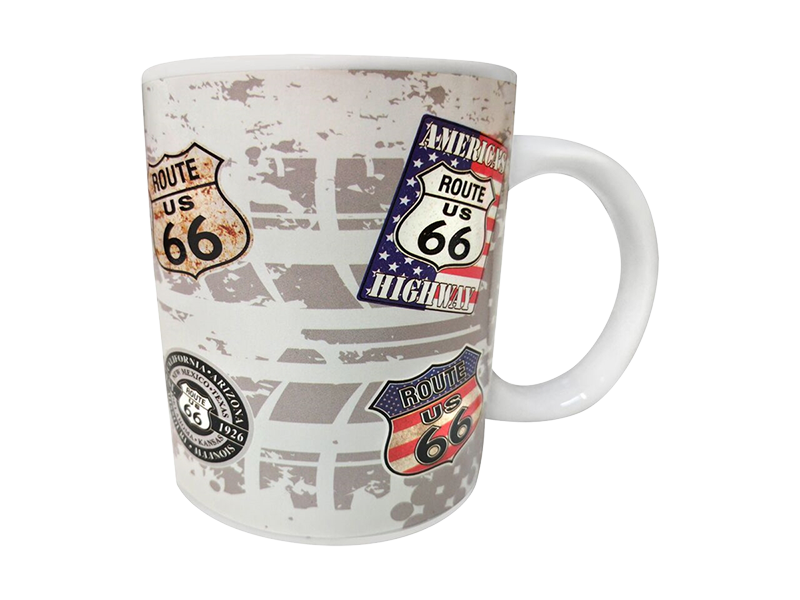 Route 66 Sign Collage Mug