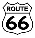 Small Route 66 Small Shield Magnet